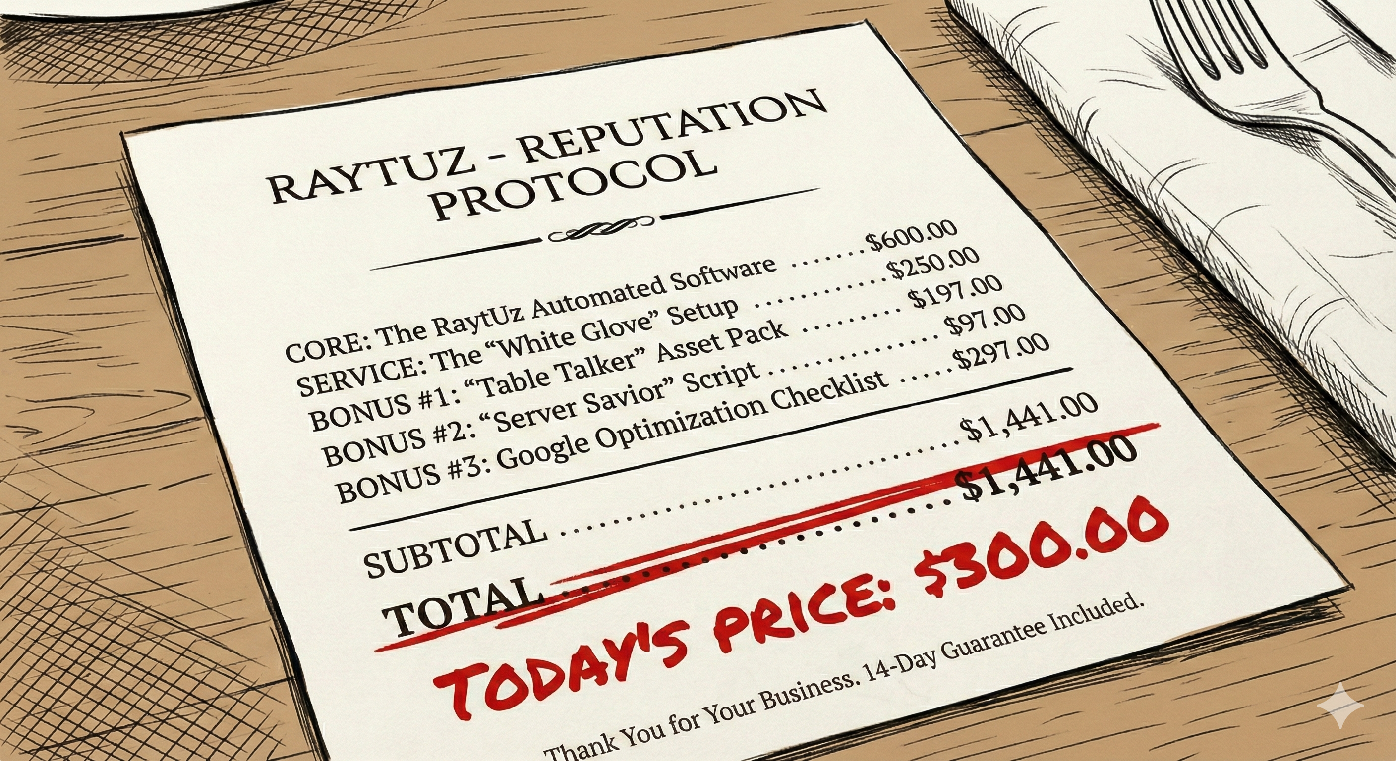 RaytUz Pricing - Value Stack