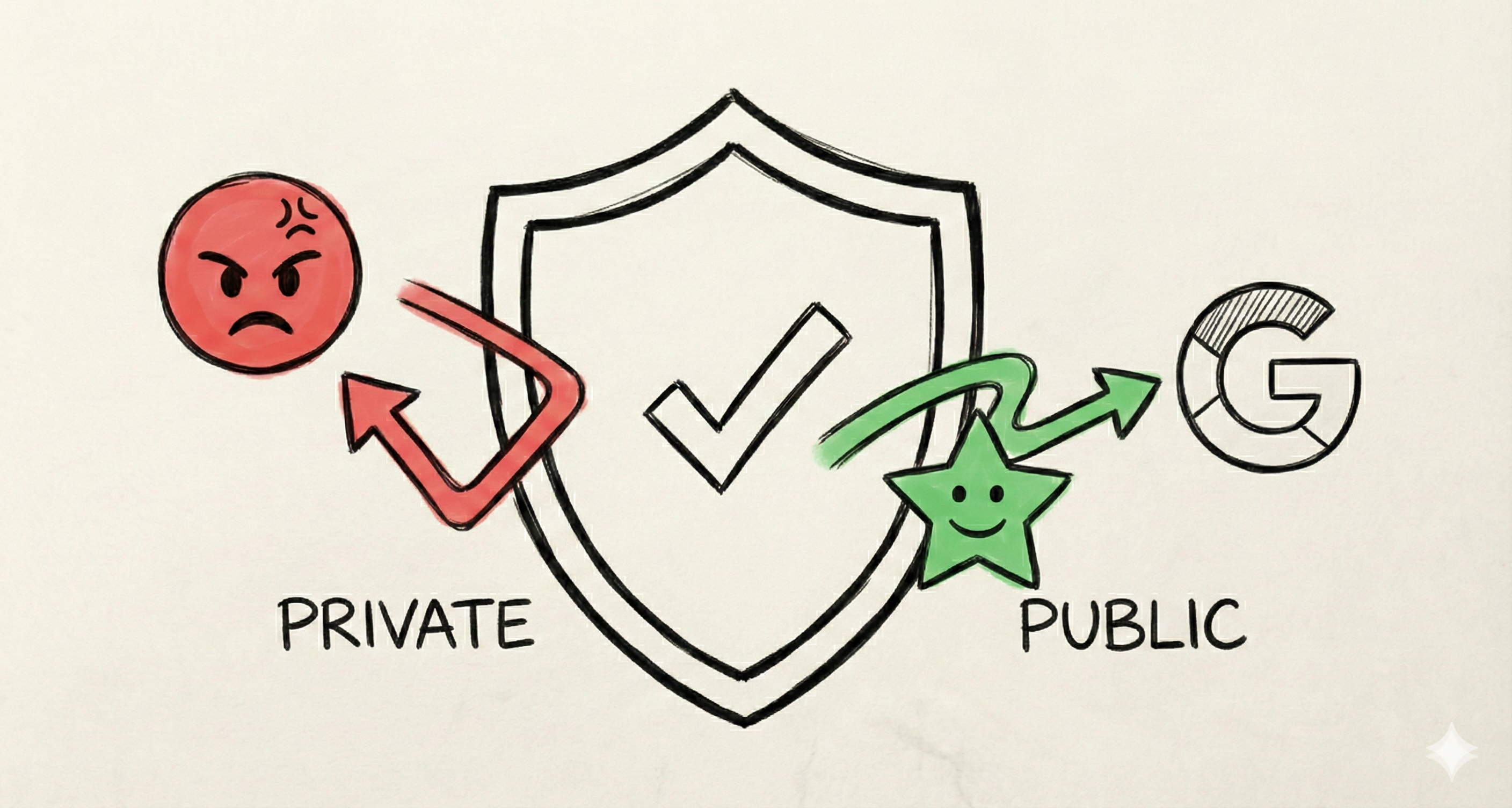 Review Shield - Private vs Public